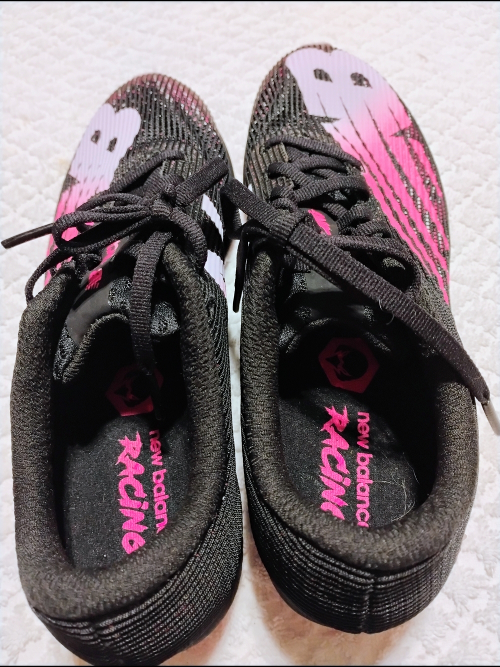New Balance Fuel Cell XC7V3 Cross Country Racing Shoes Black Pink Women's 7.5 - Picture 10 of 12